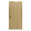 Albania Light Gold Eclectic Single Double Burlywood Shower Toilet Aluminum Solid Wood Door For Leisure Facilities